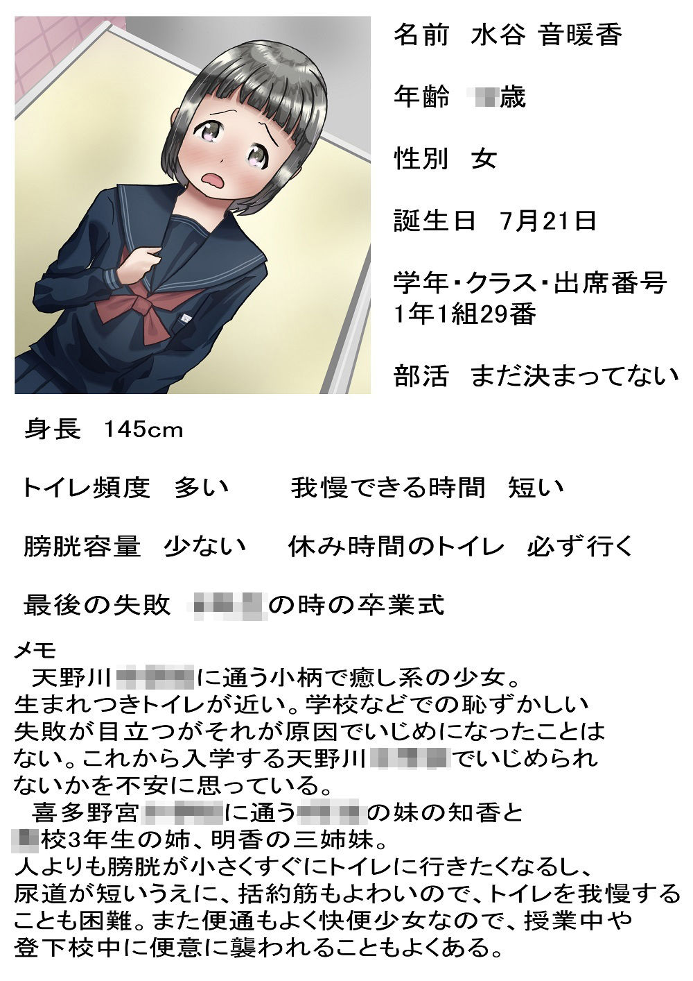 市立天野川〇〇校のおもらしさんたち49