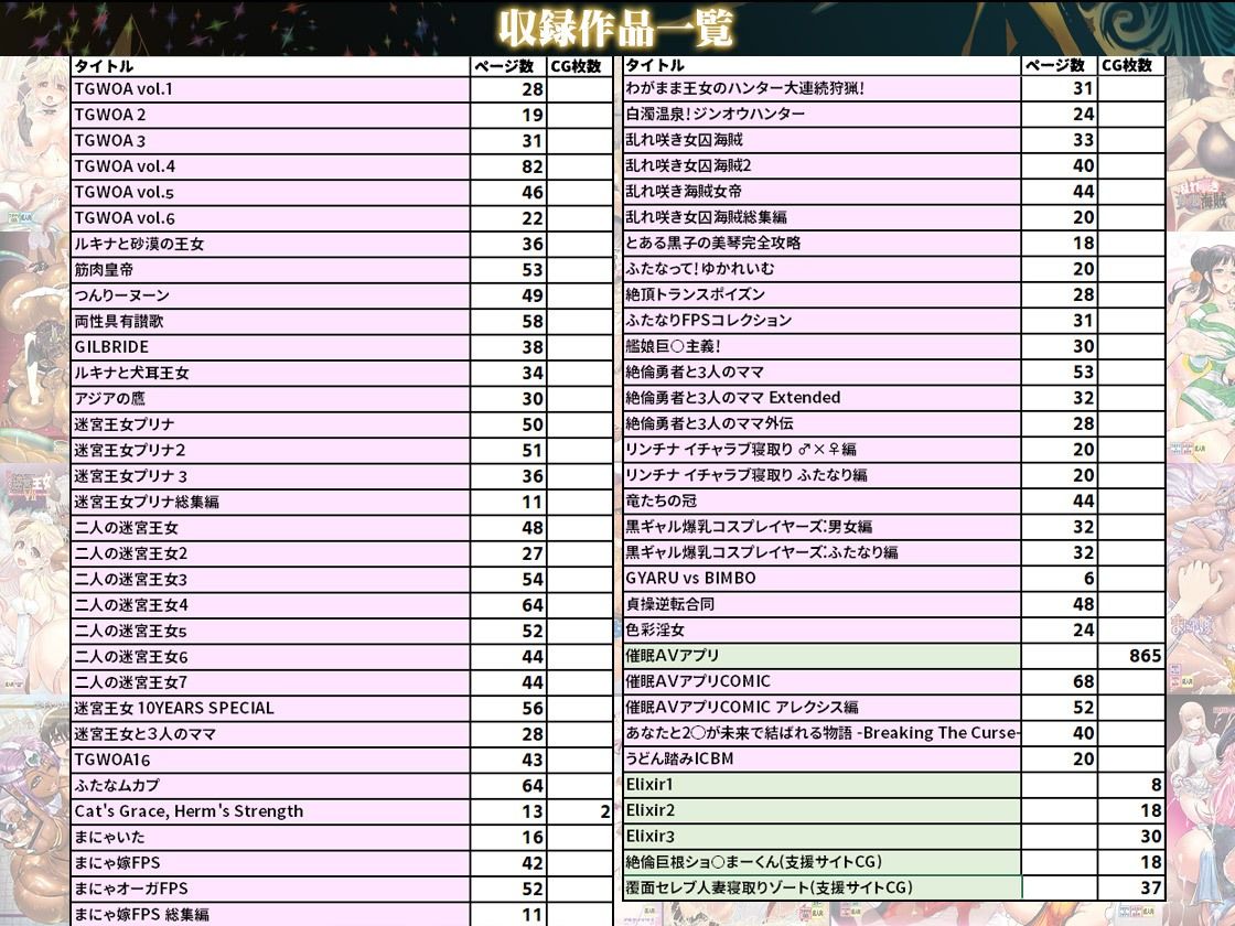 サンプル-アルセノテリス大全集 1997-2022 - サンプル画像