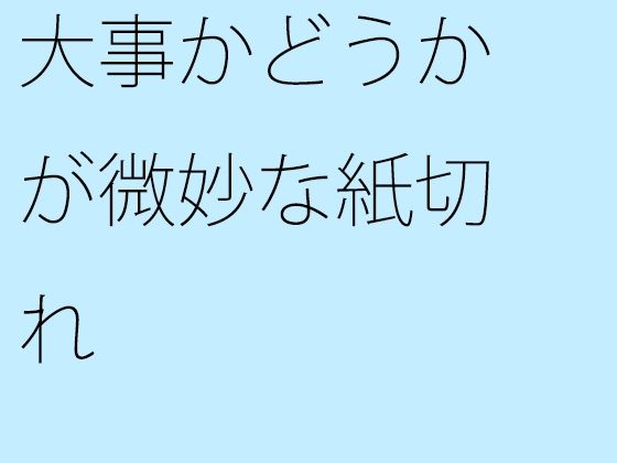 【無料】大事かどうかが微妙な紙切れ(サマールンルン) - FANZA同人