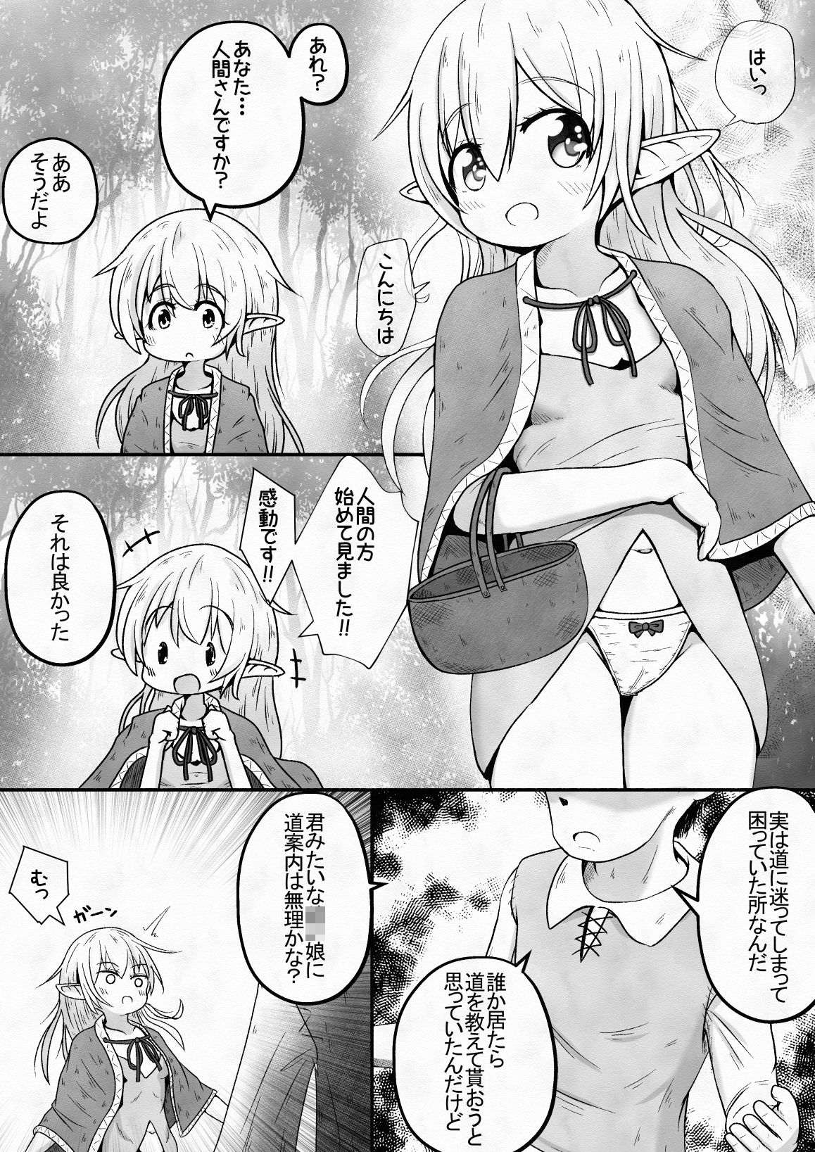 エルフの女の子を騙して誘拐し性奴●に調教するお話 画像2