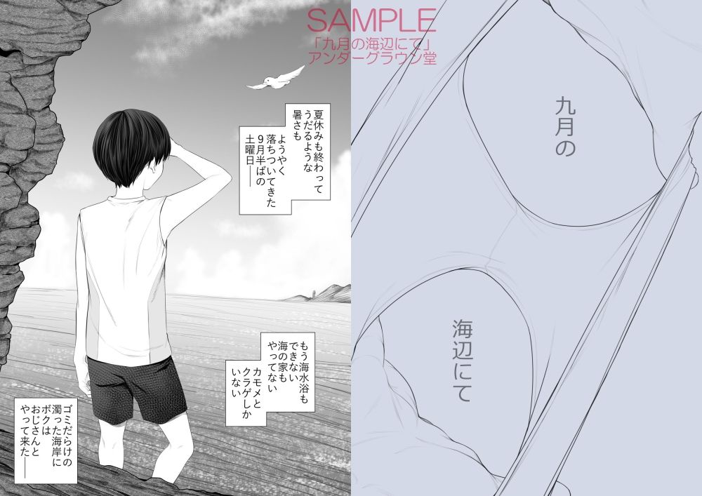 九月の海辺にて -なまイキ少年のアブない闇バイト-のサンプル画像2