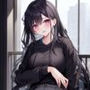 エレベーターでおもらしするお姉さん