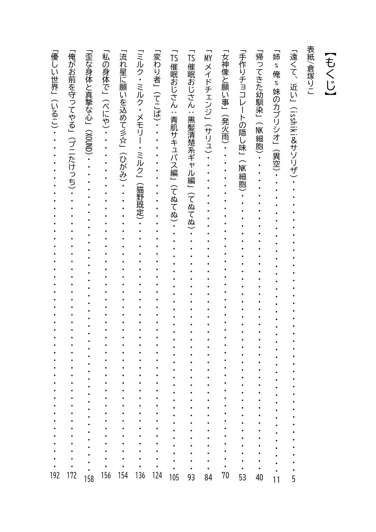 冬のほのぼのほっこりハートフルTSF合同1