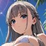 氷のお嬢様とビーチで種付け