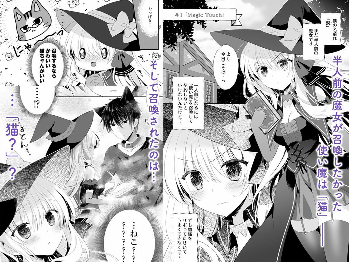 ポンコツ魔女とイジワルな猫。-召喚した使い魔が言うことを聞いてくれません！- 画像1