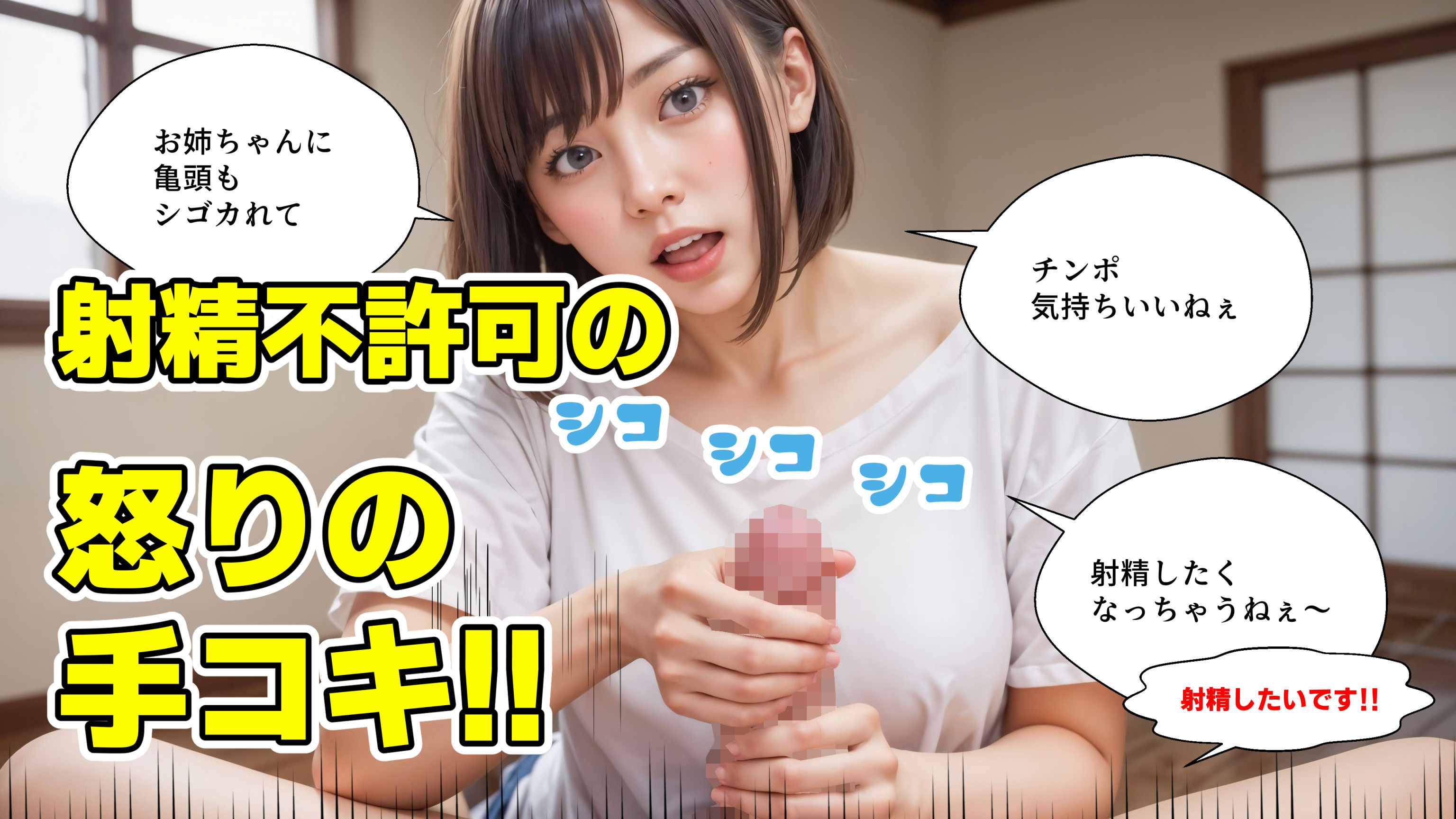 暴発顔射 弟の射精管理失敗で近親相姦中出しSEXする姉【4Kマンガ＋写真集】 イメージ画像4