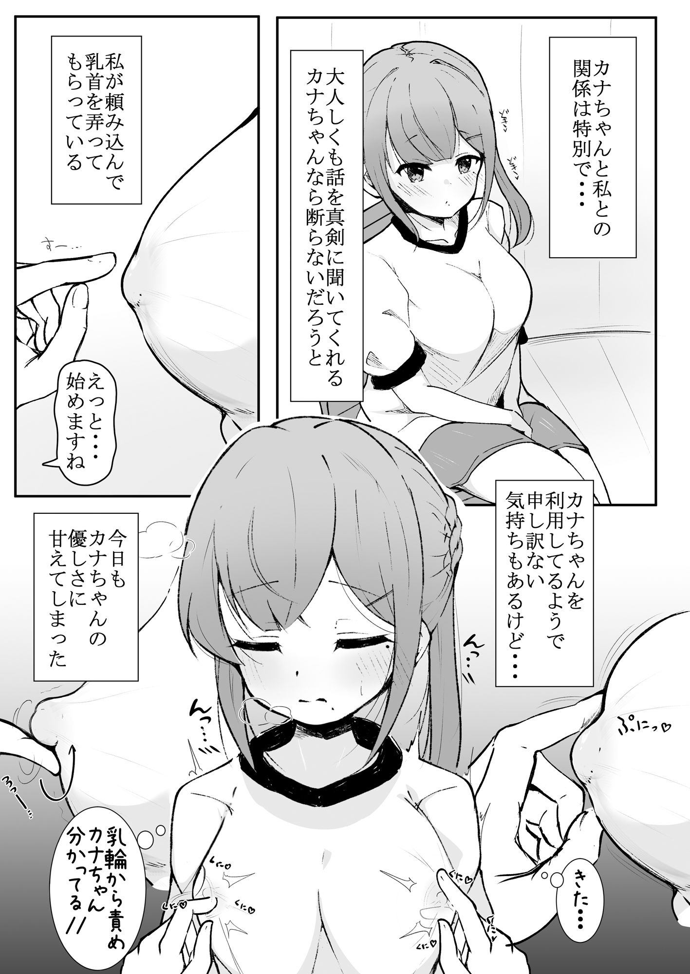 乳首弄りの仲 画像1