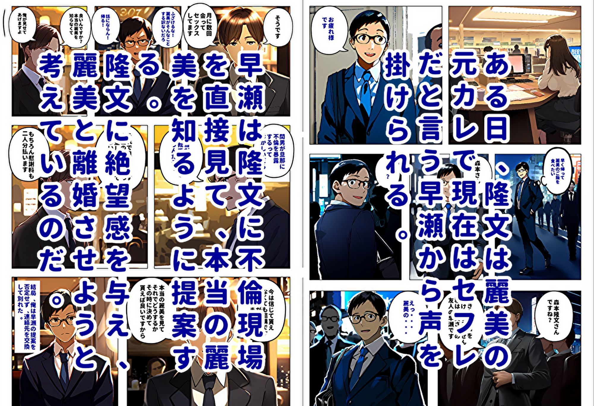 間男の提案に乗って不倫現場を目撃したら、最愛の妻が土下座してセックスのお願いをした。_3