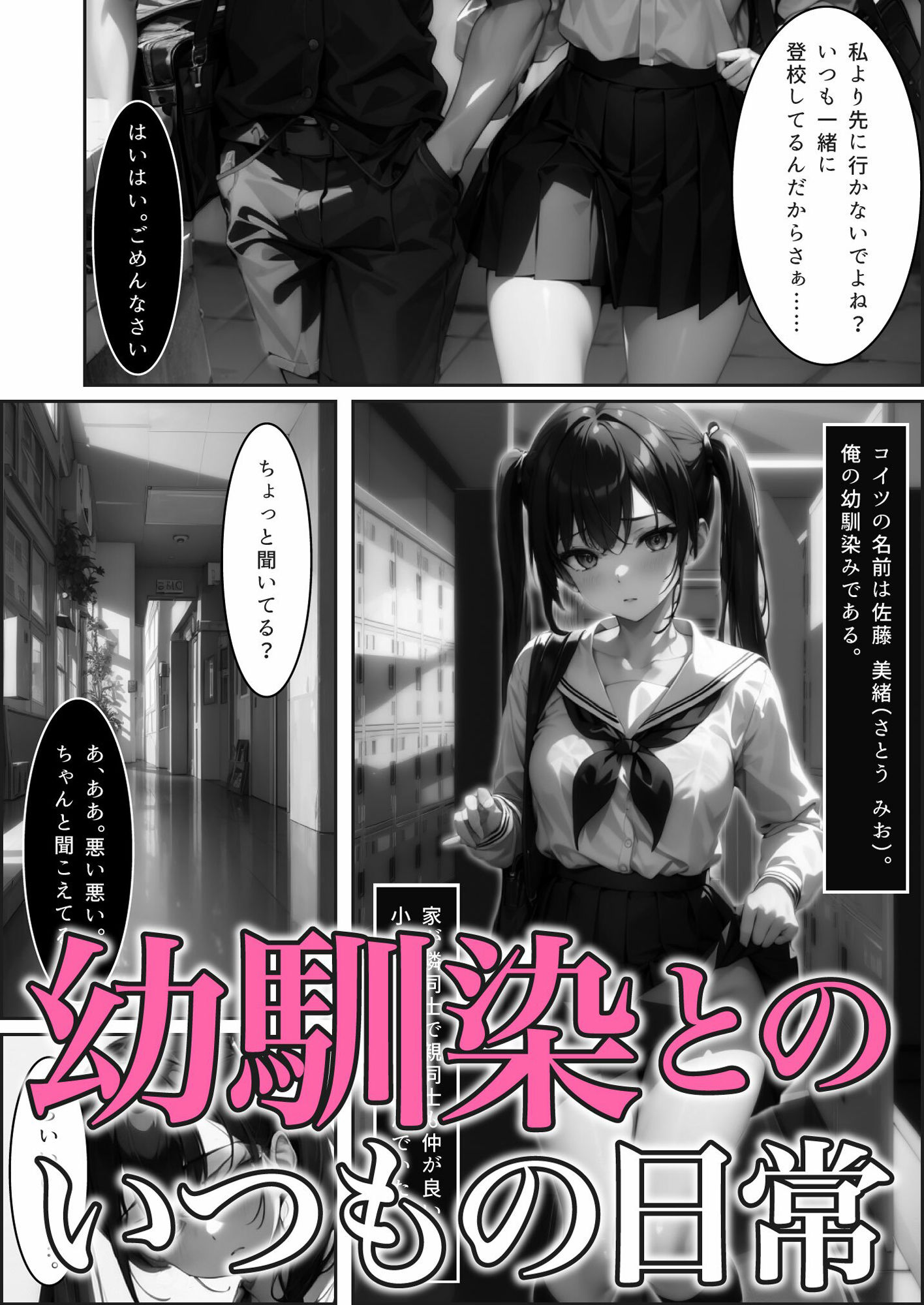 JK幼馴染が告白したら実は両思いだったので屋上エッチしちゃいました【美少女JK図鑑_佐藤 美緒編】_2