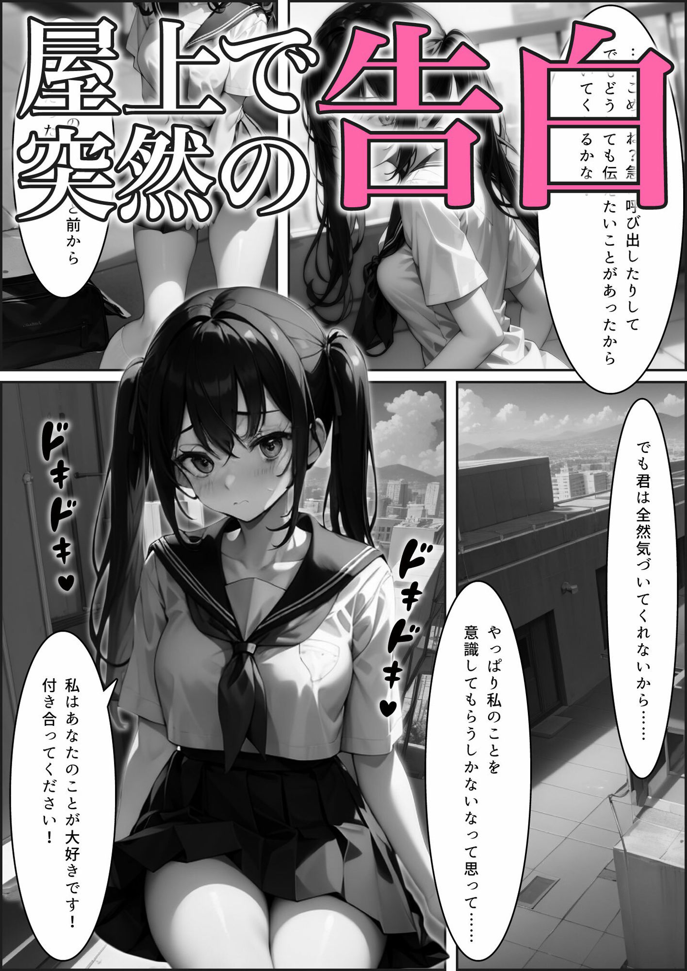 JK幼馴染が告白したら実は両思いだったので屋上エッチしちゃいました【美少女JK図鑑_佐藤 美緒編】 画像2