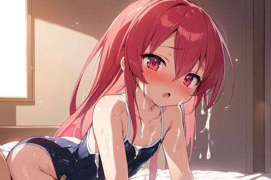 灼〇のシャナ ボテ腹スク水SEX2