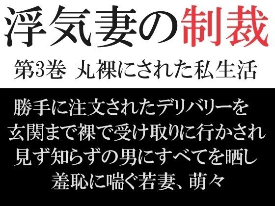 浮気妻の制裁 第3巻 丸裸にされた私生活_1