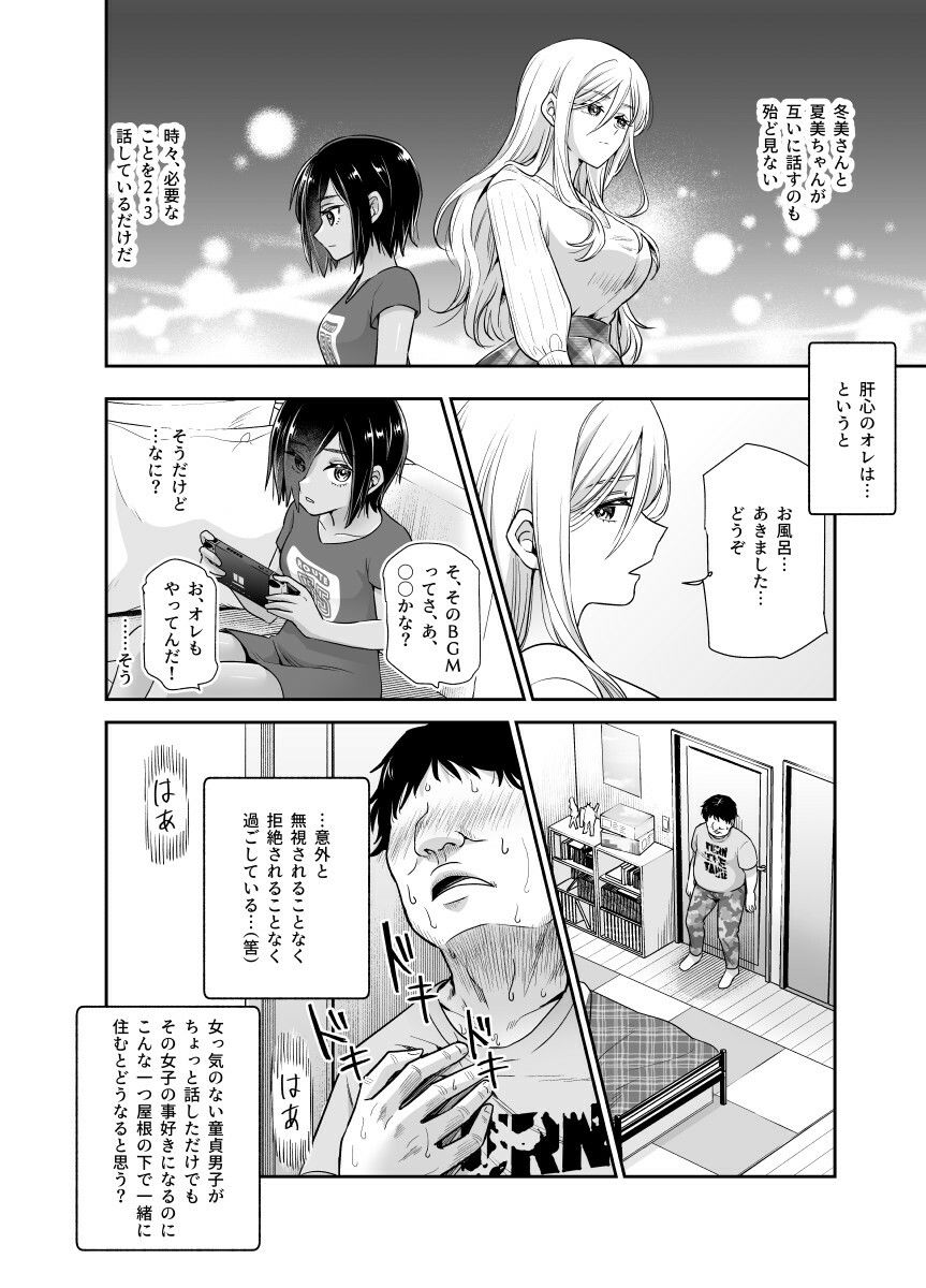 【同人エロ漫画】突然義姉と義妹ができてしまった件EX 妹にオナバレしてからの日常【にゅう工房】が無料！評価・口コミは？【新婚家族で性欲爆発！？】