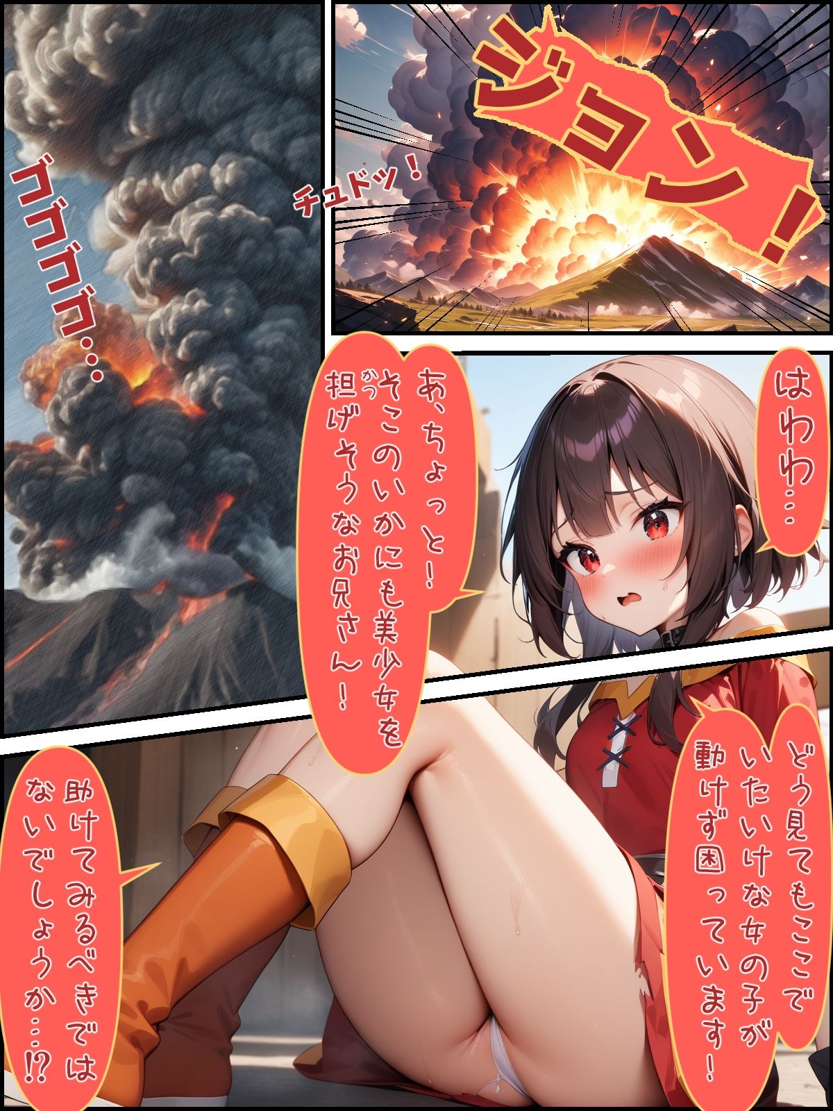 この爆裂魔法娘に白濁を！ 画像2