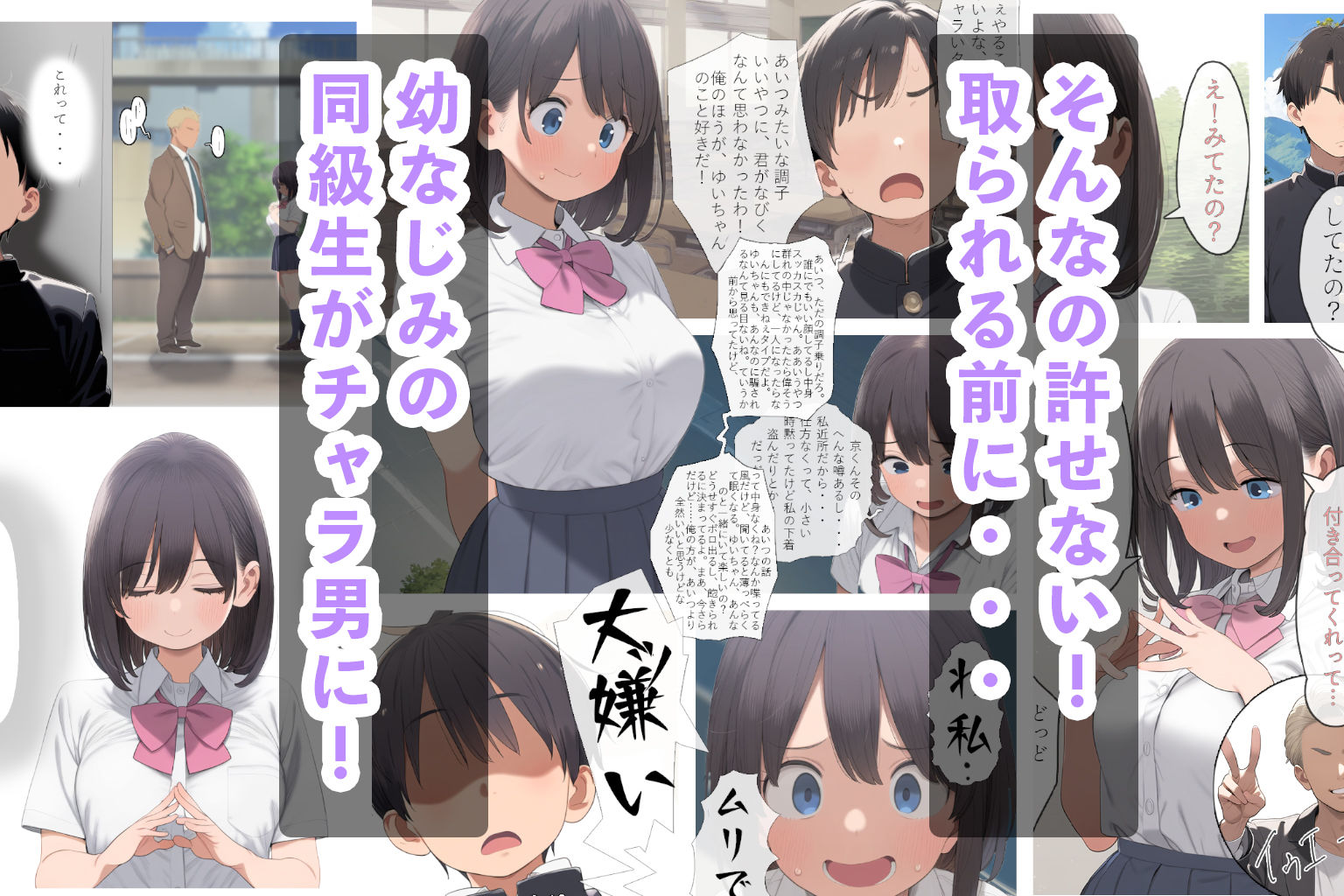 眠っちゃった。憧れの同級生、生意気な同級生 画像2