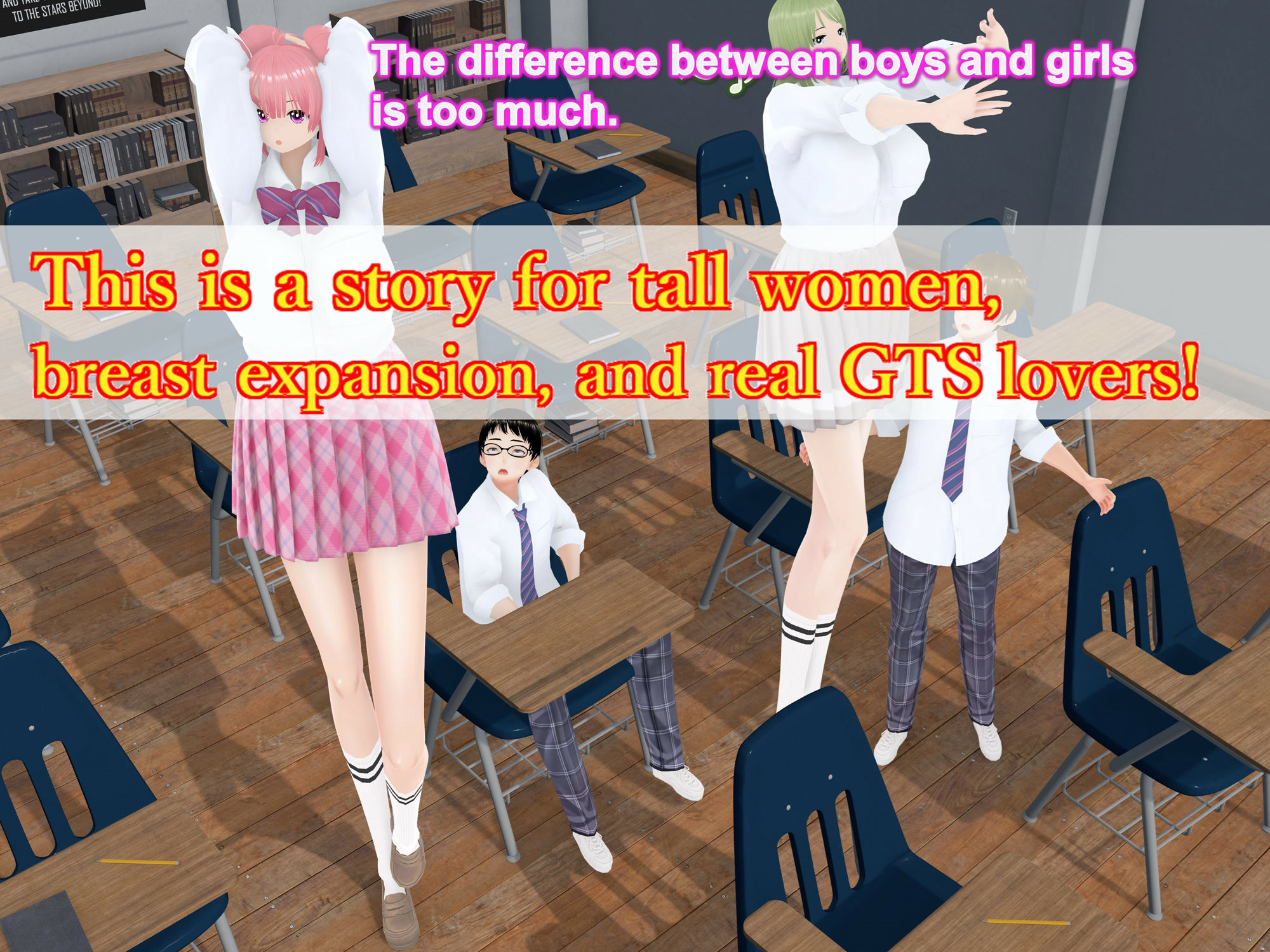 Outgrowing only girls， Overtake boys， Growth sound. Classmate Arc 画像3