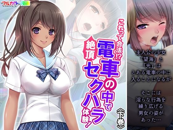 【あまからや】その謎を解くべく好奇心旺盛の少女望海はその謎を解き明かす為『これって合法！？電車の中で絶頂セクハラ体験！下巻』