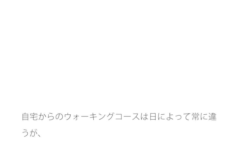 【無料】秋前の交差点 少しファミレス側に入ったところ