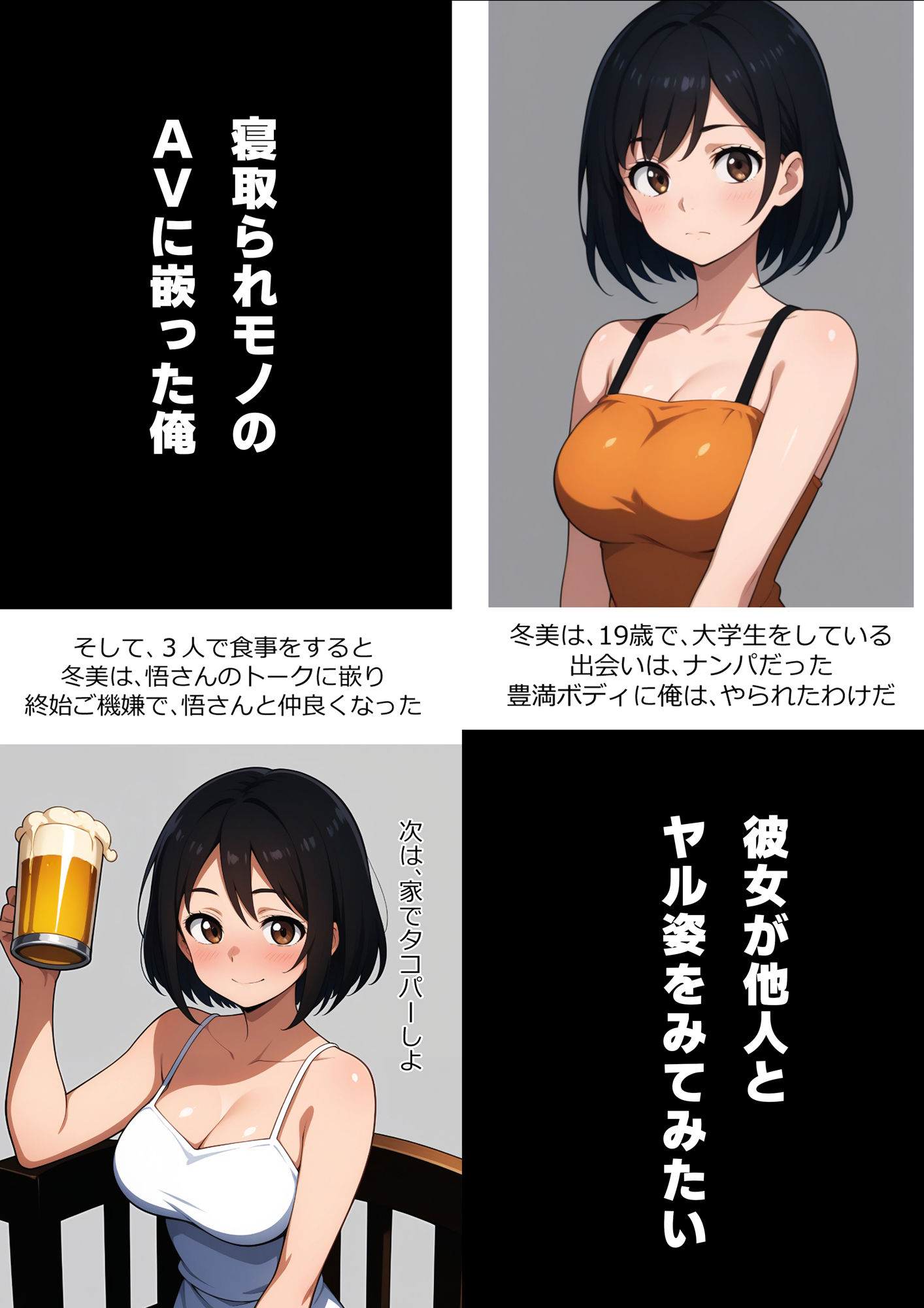 俺の彼女を会社のキモイおっさんに寝取らせてみた 画像1