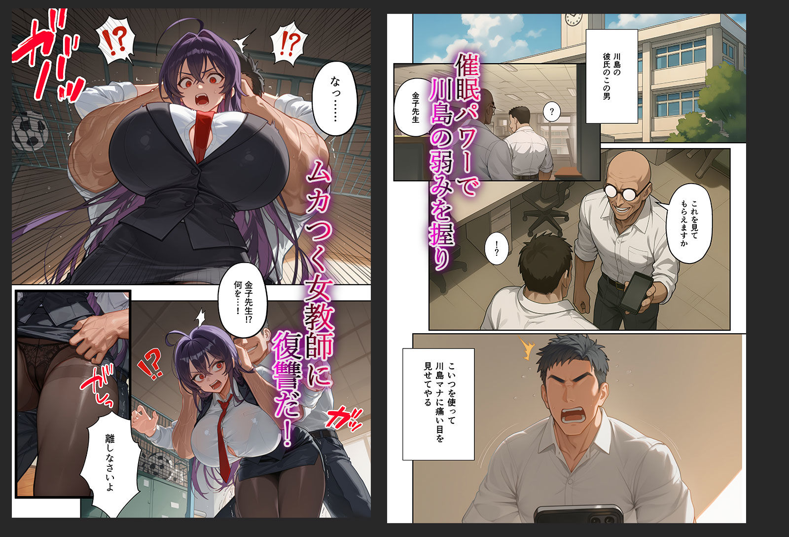 サンプル画像4:ムカつく女教師を強●妊娠！催◯リベンジ！＃2(英愛ぱらだいす) [d_437622]