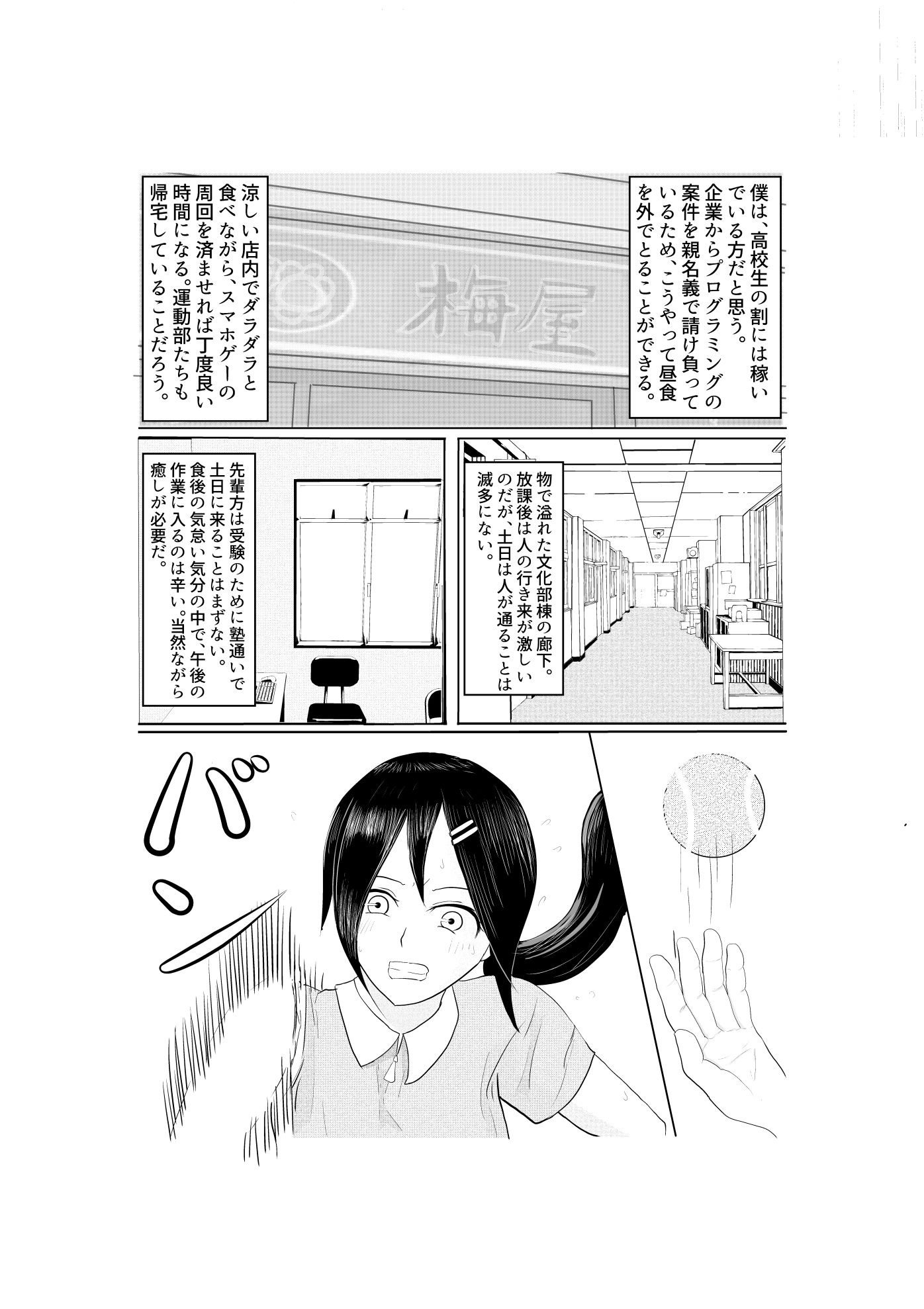 【漫画版】熱中症で倒れていたテニス部女子を脅して○す話_3