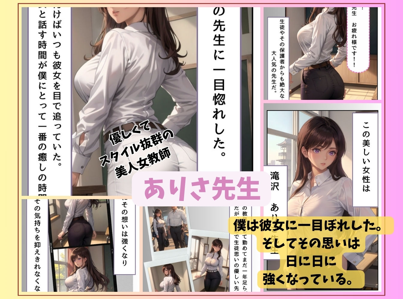 透明おじさんに襲われた女教師のエロ画像（1/9）1