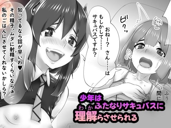 少年はふたなりサキュバスに理解らさせられる_1