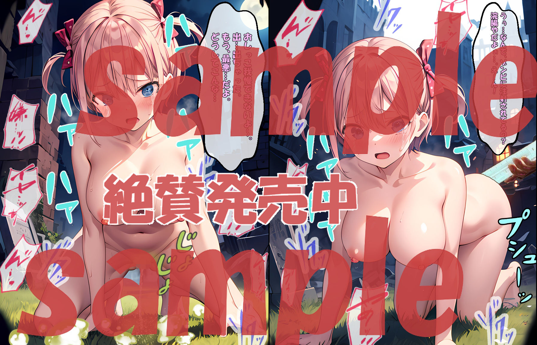 中〇一花、追い詰められた微笑み 〜ゾンビの恐怖に立ち向かう孤独な戦い〜 中〇二乃、砕けた意志 〜絶望の果てに〜