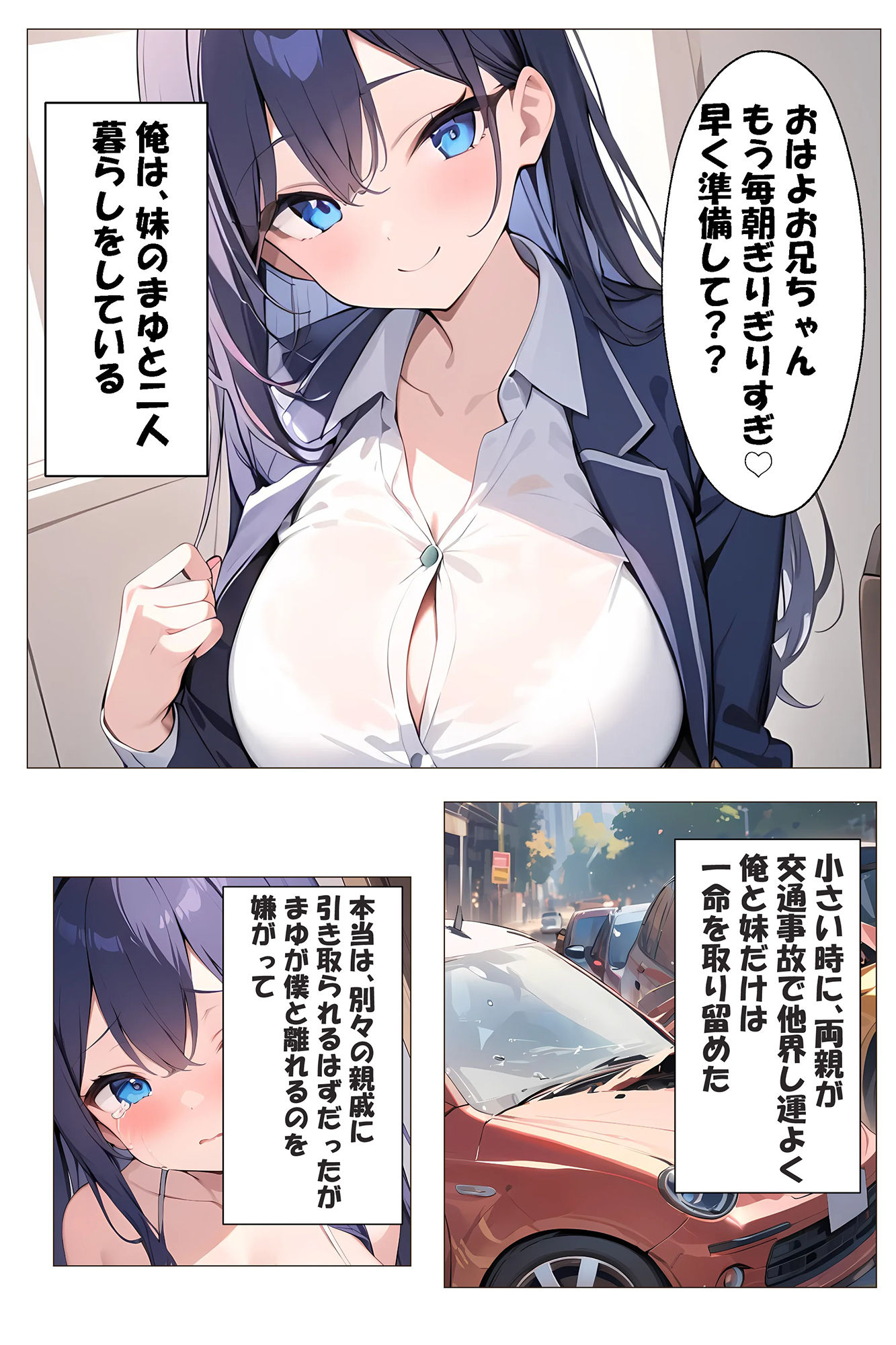 巨乳な妹がブラコン過ぎた話 画像1