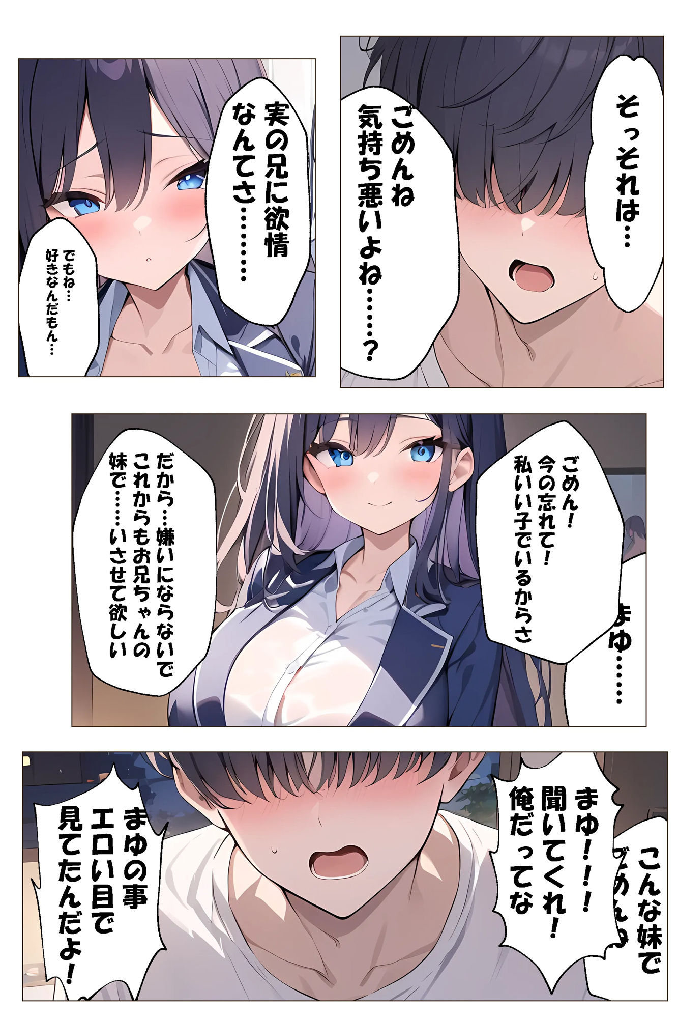 巨乳な妹がブラコン過ぎた話 画像8