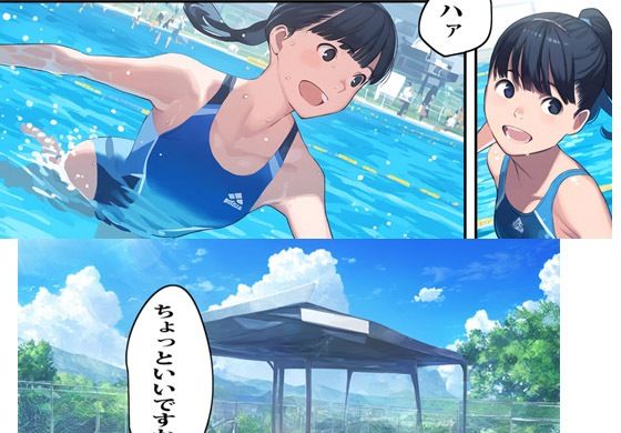 目の前にいた水着ガールを催●アプリでボクの肉体彼女にしてみた_3