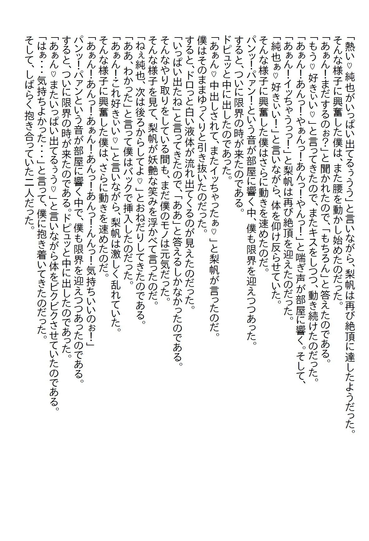 【お気軽小説】お泊り場所がいつも自宅ではなくラブホだった僕だが彼女の力で解決し、24時間エッチし放題になった_4