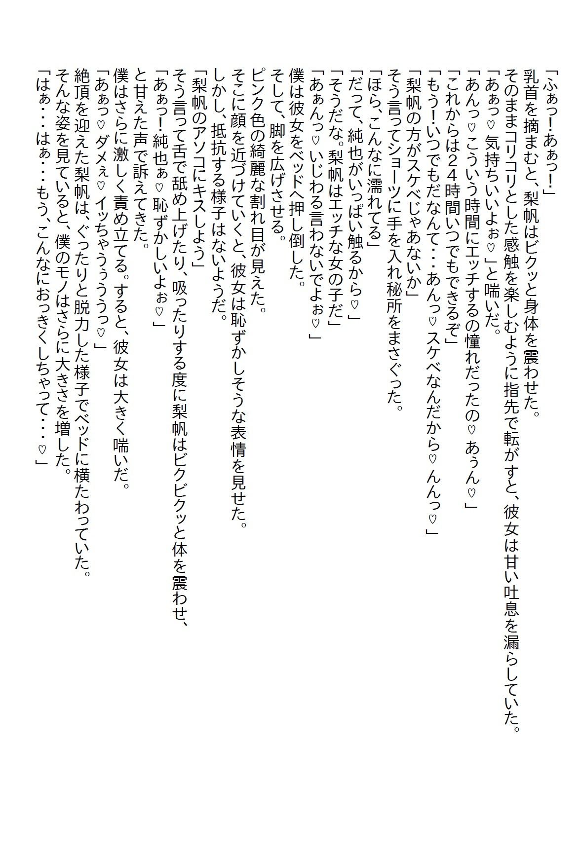 【お気軽小説】お泊り場所がいつも自宅ではなくラブホだった僕だが彼女の力で解決し、24時間エッチし放題になった 画像4