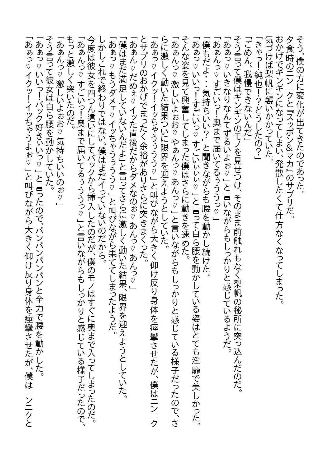 【お気軽小説】お泊り場所がいつも自宅ではなくラブホだった僕だが彼女の力で解決し、24時間エッチし放題になった 画像6