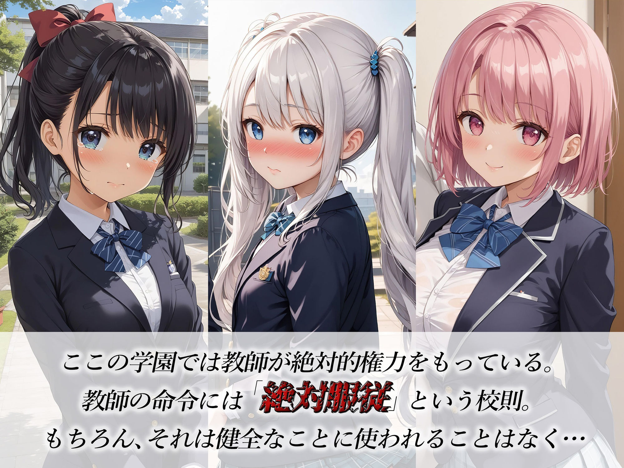 絶対服従学園～捕らわれた3人の少女たち～_1