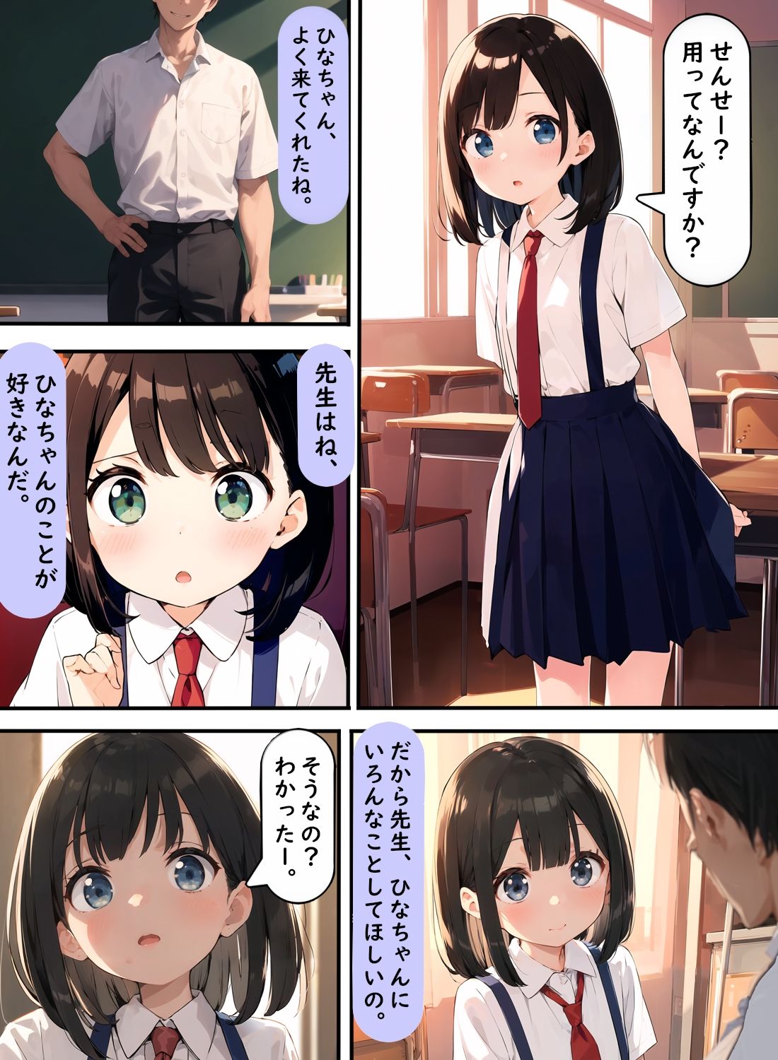 ひなちゃんは教師に何をされているか分からない