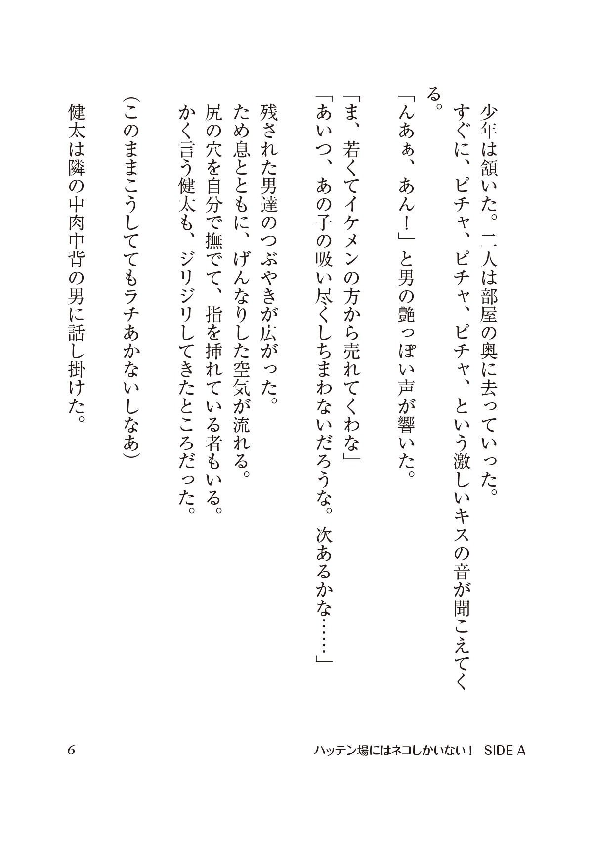 ［BL］ハッテン場にはネコしかいない！ネコだらけのハッテン場に少年のタチとガタイがいいタチ［SS］3