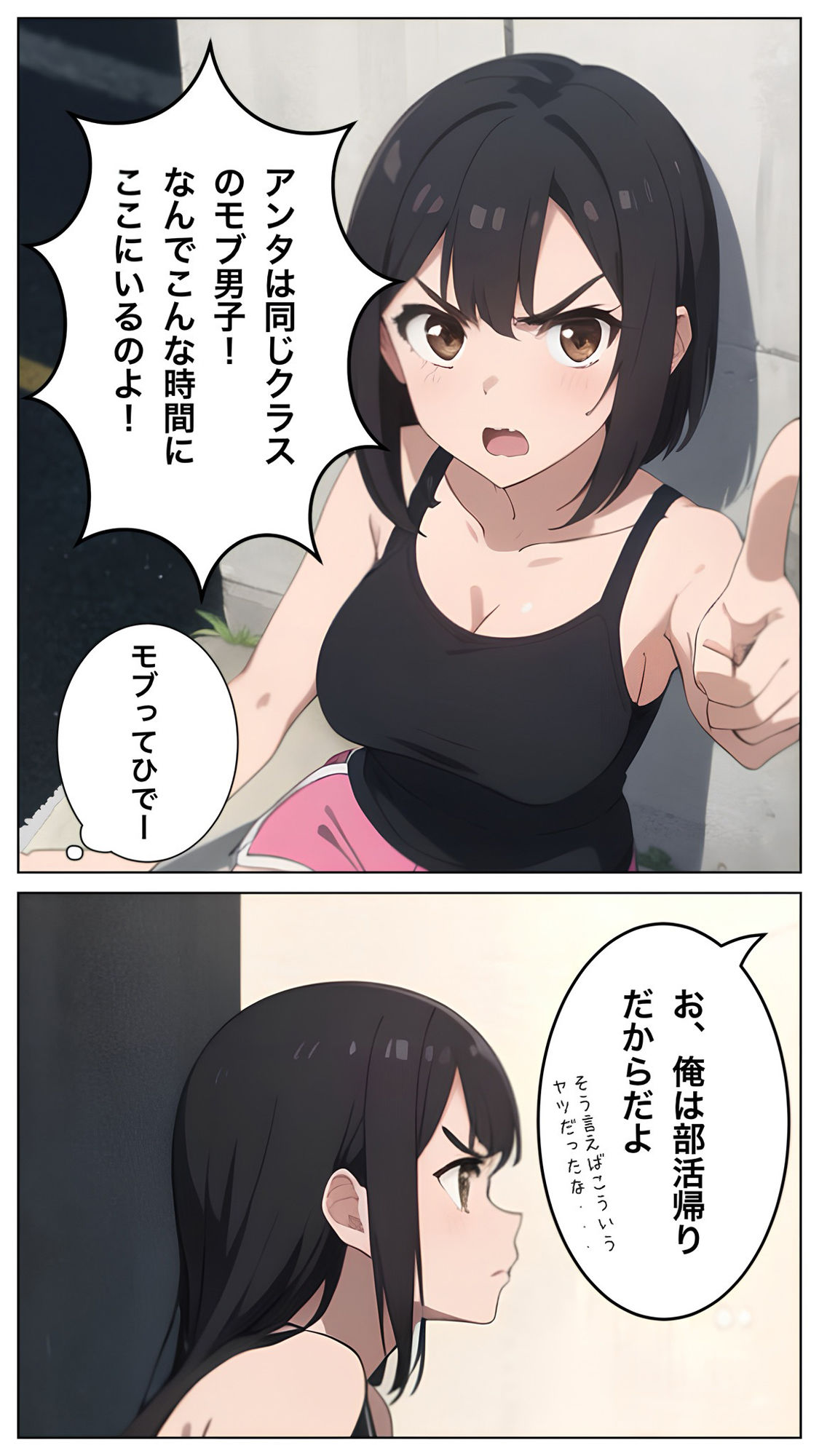 クラスの女子が家出少女になっていたので泊めてヤッタ_3