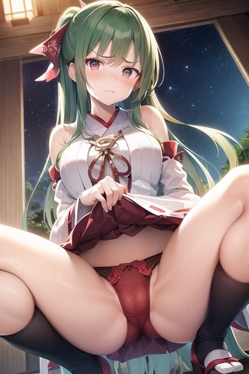 嫌な顔してパンツ見せてくる女の子〜巫女編〜 画像10