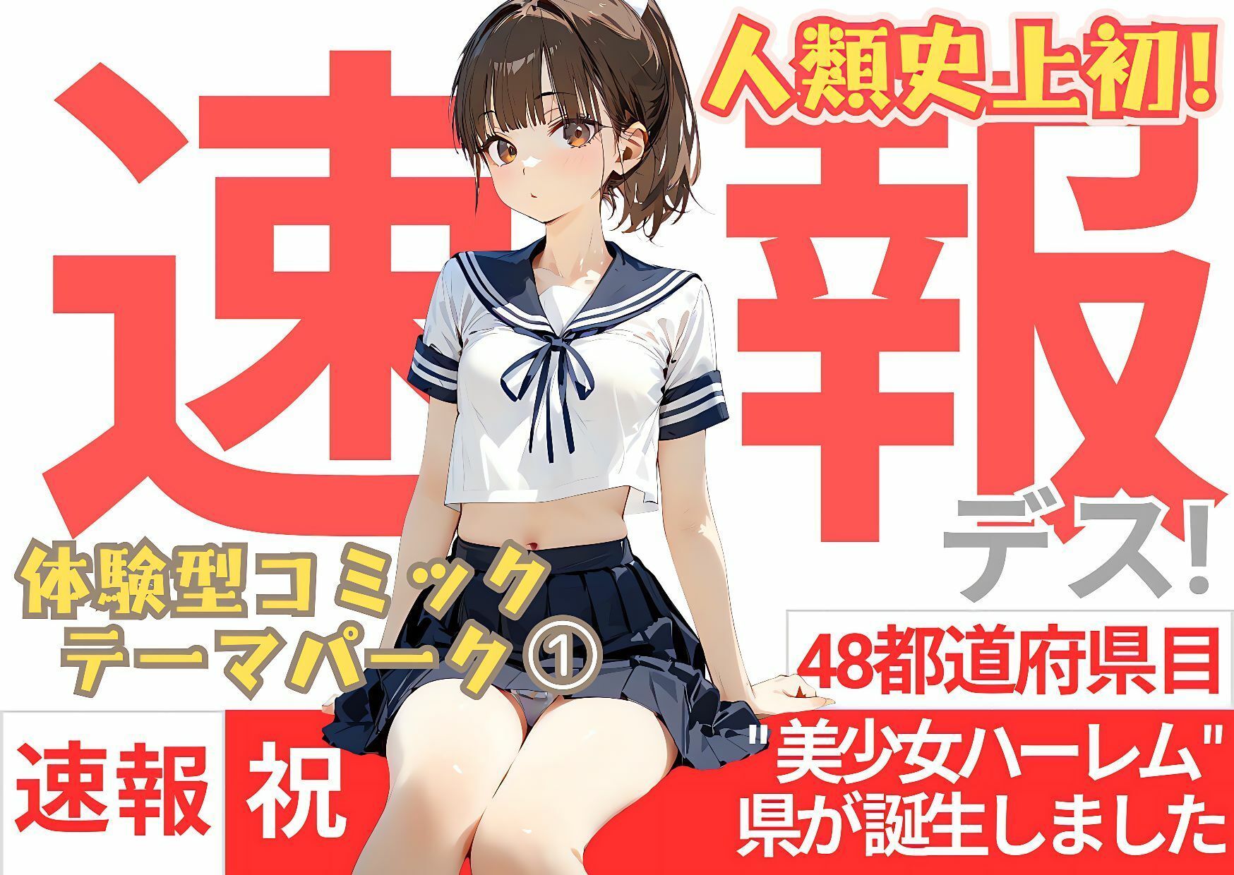 【速報です！】人類史上初！！純粋培養された33万人『美少女ハーレム県』が誕生しました！！！-体験型コミック・テーマパークOpen-_7