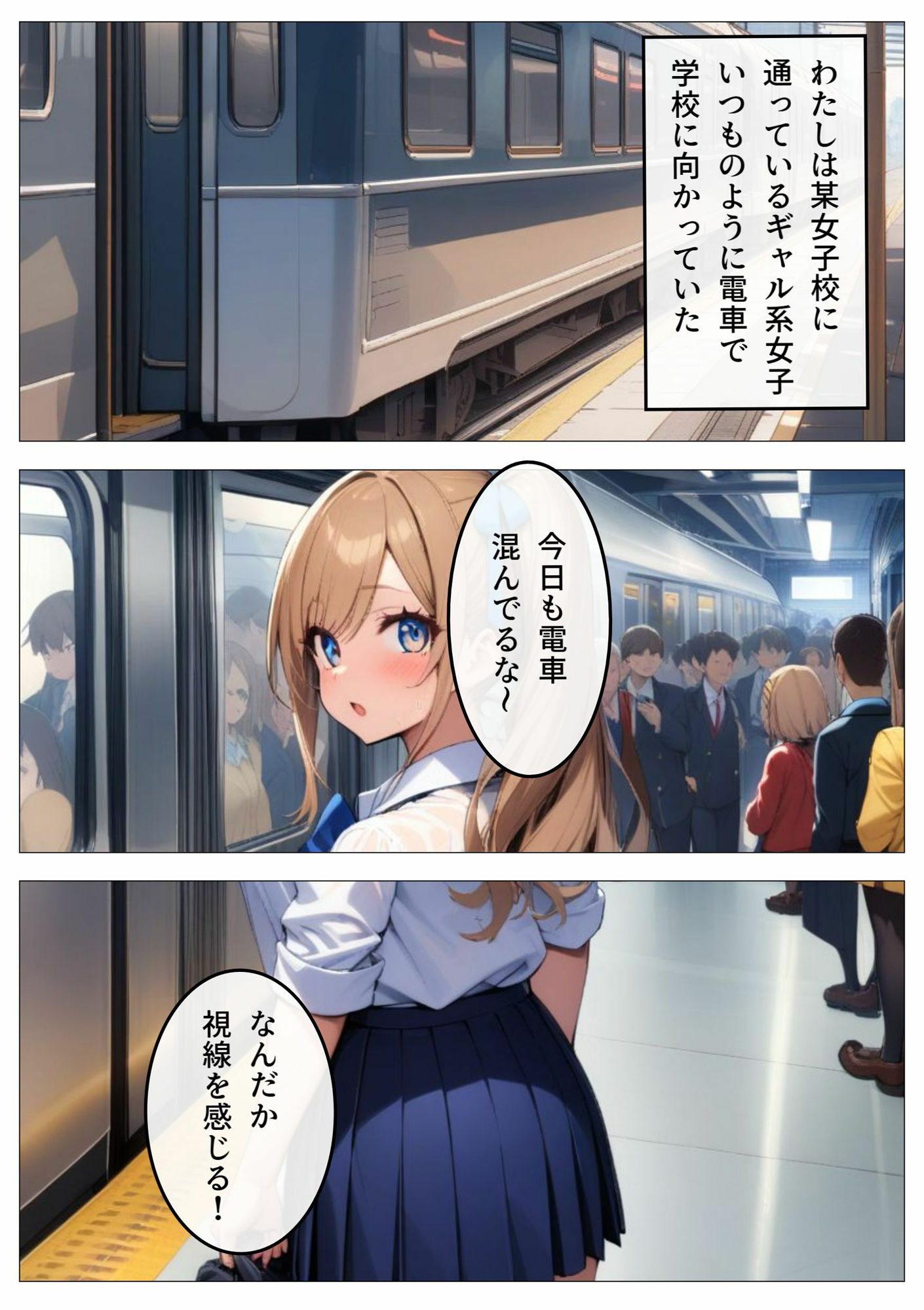 号泣！痴●電車〜ギャル編〜 画像2