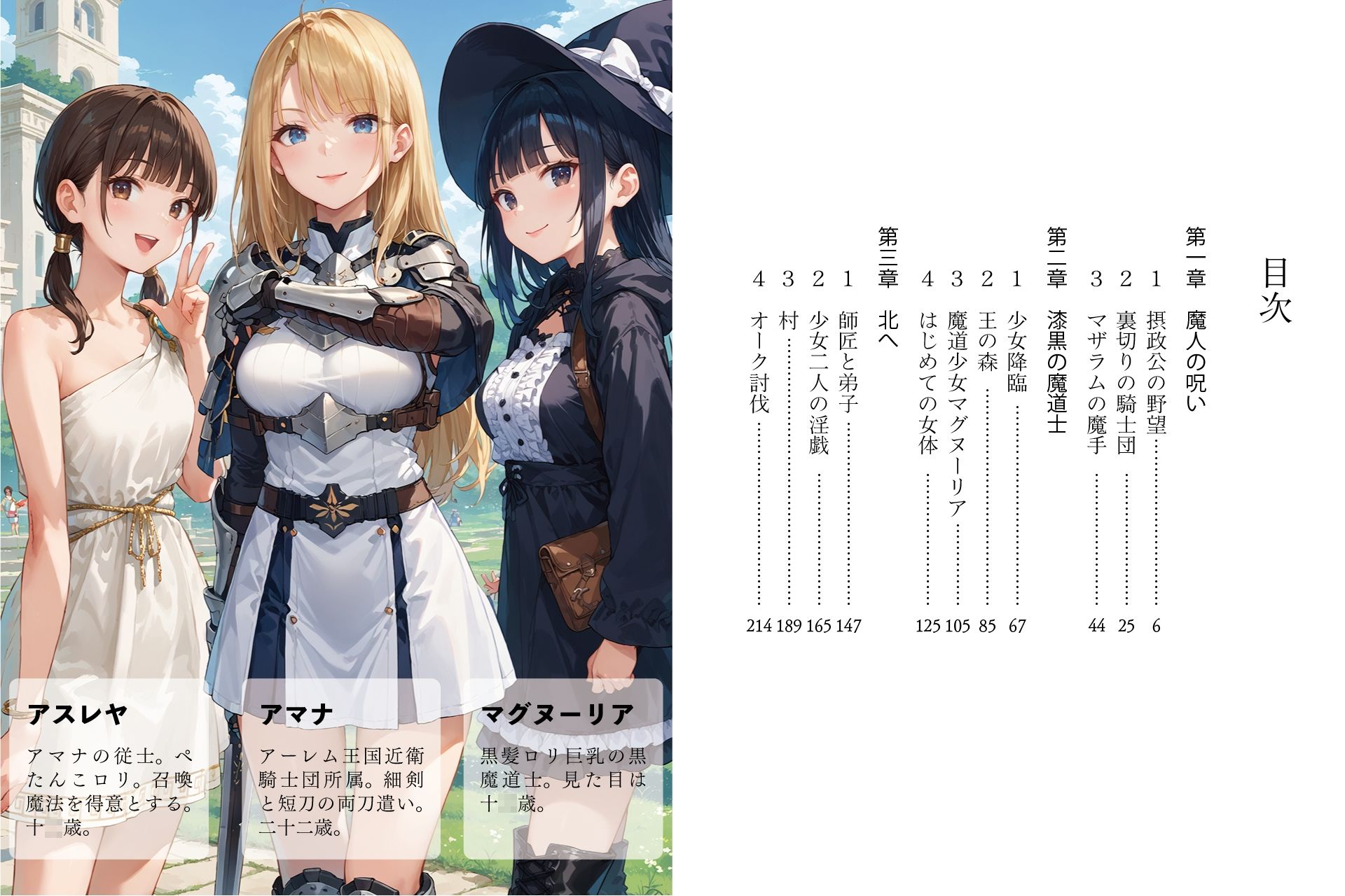 ふたなり剣士アマナと四人の戦乙女 第1巻_2