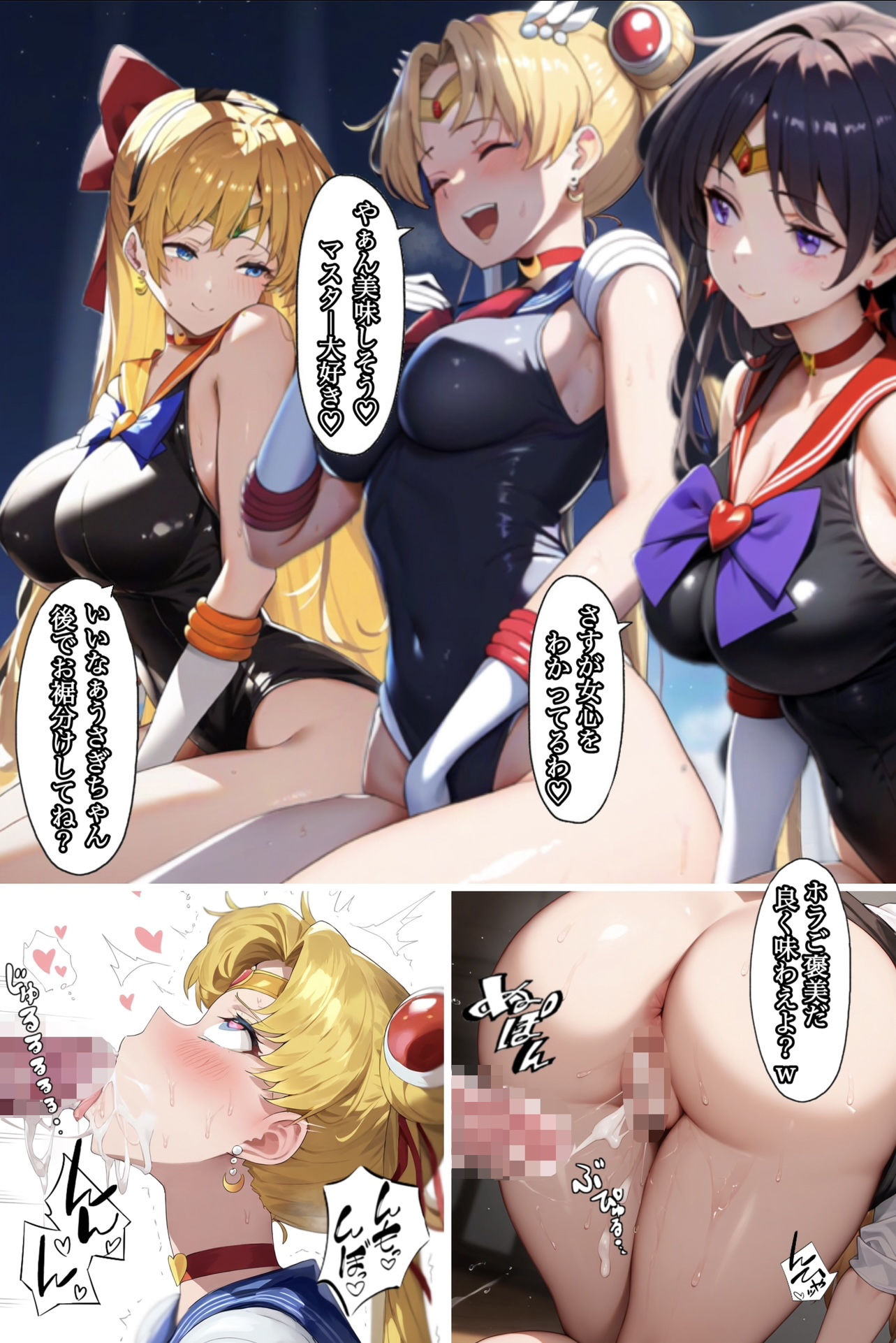 【エロ漫画】アヘ顔戦士セーラーgirl’s33