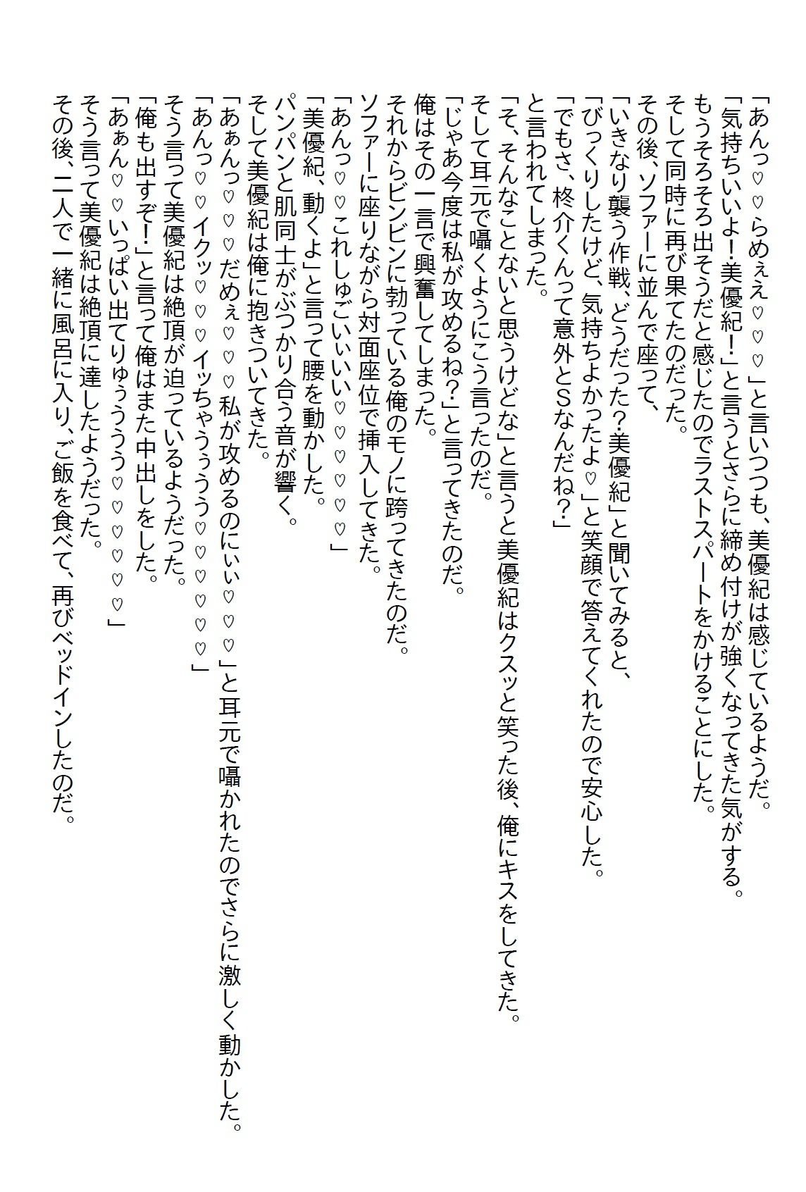 【お気軽小説】実は両片思いだったちょっとエッチな義妹と数年二人生活していたが、二十歳の誕生日を機に処女をいただきました6