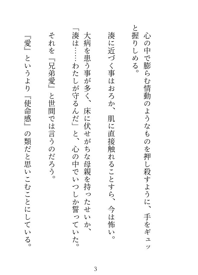 ノベル版【禁断姉弟愛】ポンコツインキュバスの童貞弟が姉さんを救う31days【溺愛号泣SEX】3