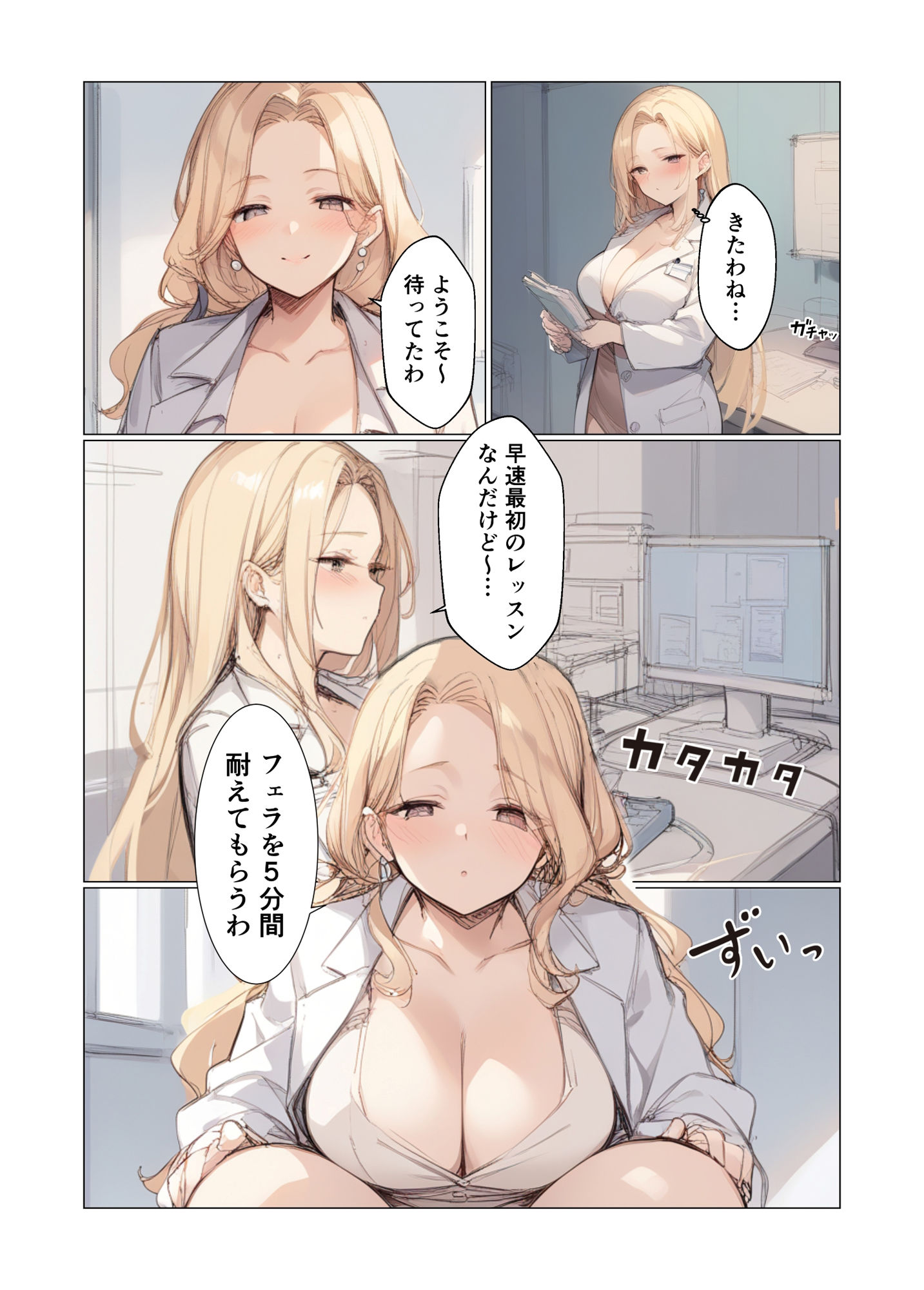 早漏改善クリニック行ったら巨乳女医に搾り取られまくった話 画像8