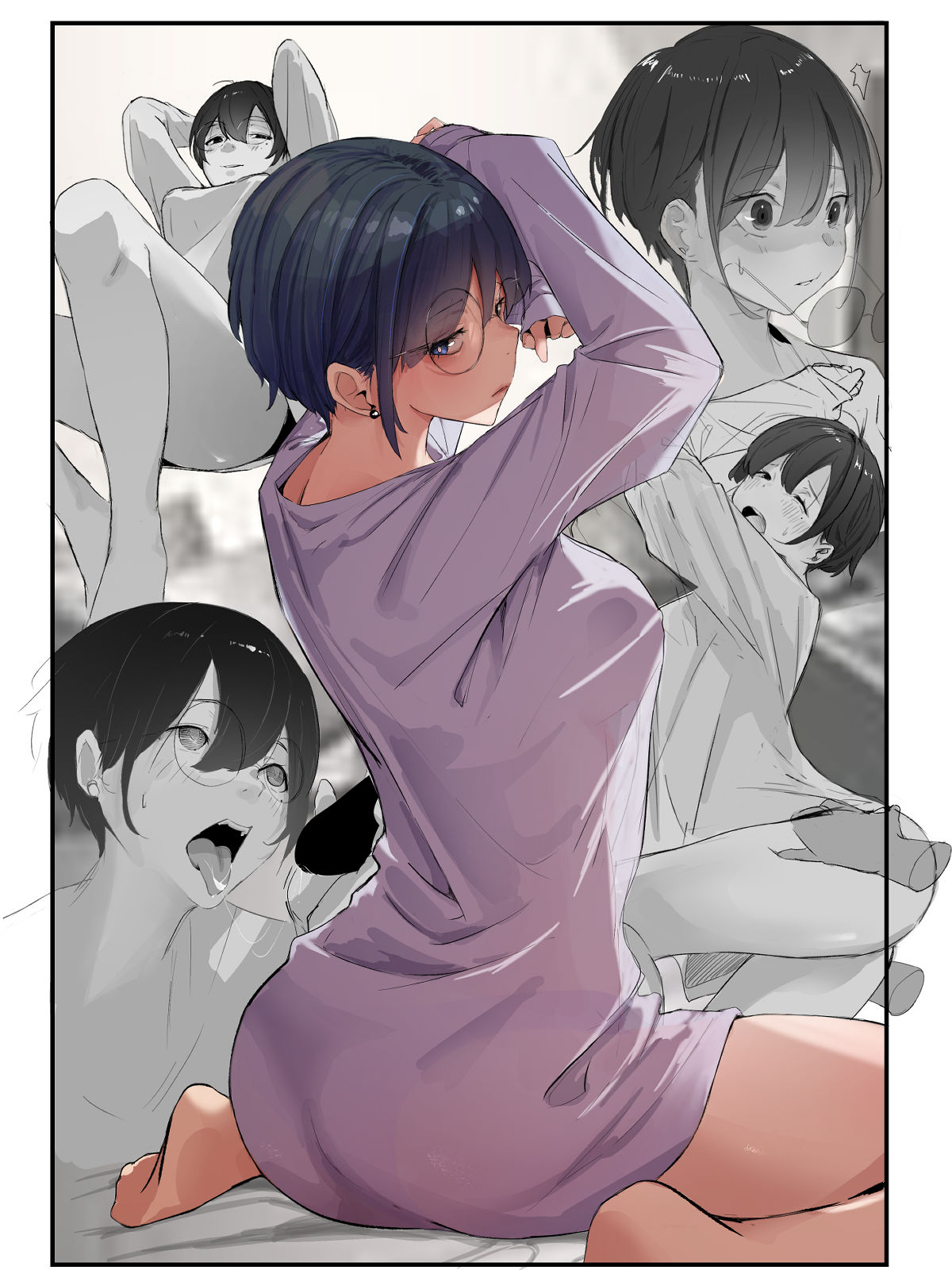 サンプル画像6:隣から喘ぎ声が聞こえてきた話(ネイバー) [d_490270]