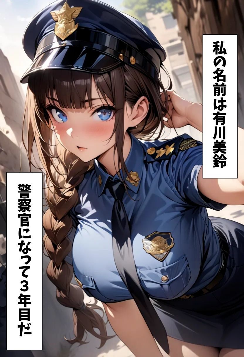 爆乳警察官の秘密の活動 画像1