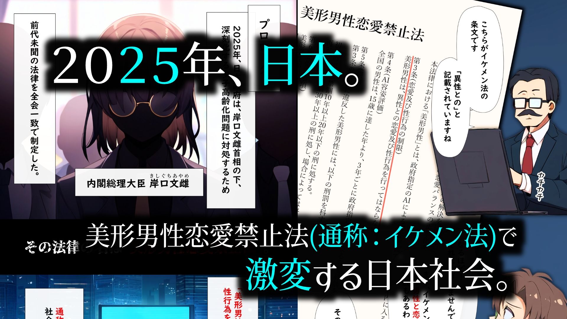 異次元の少子化対策「イケメンは女性とセックスするの禁止」_2