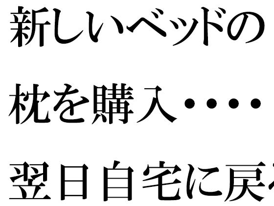 列車で近くの道路まで来た【【無料】新しいベッドの枕を購入・・・・翌日自宅に戻ると義母が台所で・・・・・】